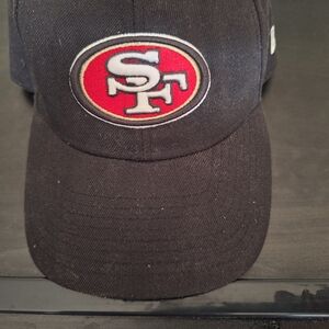 Black SF Logo Cap By 47 Brand